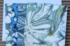 Marbled Note Cards/Opal / Main Image